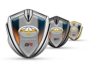 Toyota 3D Emblema Insignia Moderno Vista Superior 3D Manera